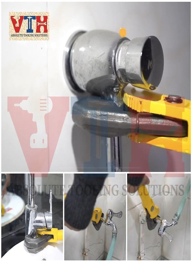 VTH WITH TAGLINE ABSOLUTE TOOLING SOLUTIONS مفتاح ربط عالمي من VTH مقاس 18 بوصة - Image 2